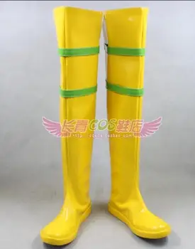 

Movie X-Men New Rogue Anna Marie Gambit Yellow Boots Cosplay Party Custom Made Shoes