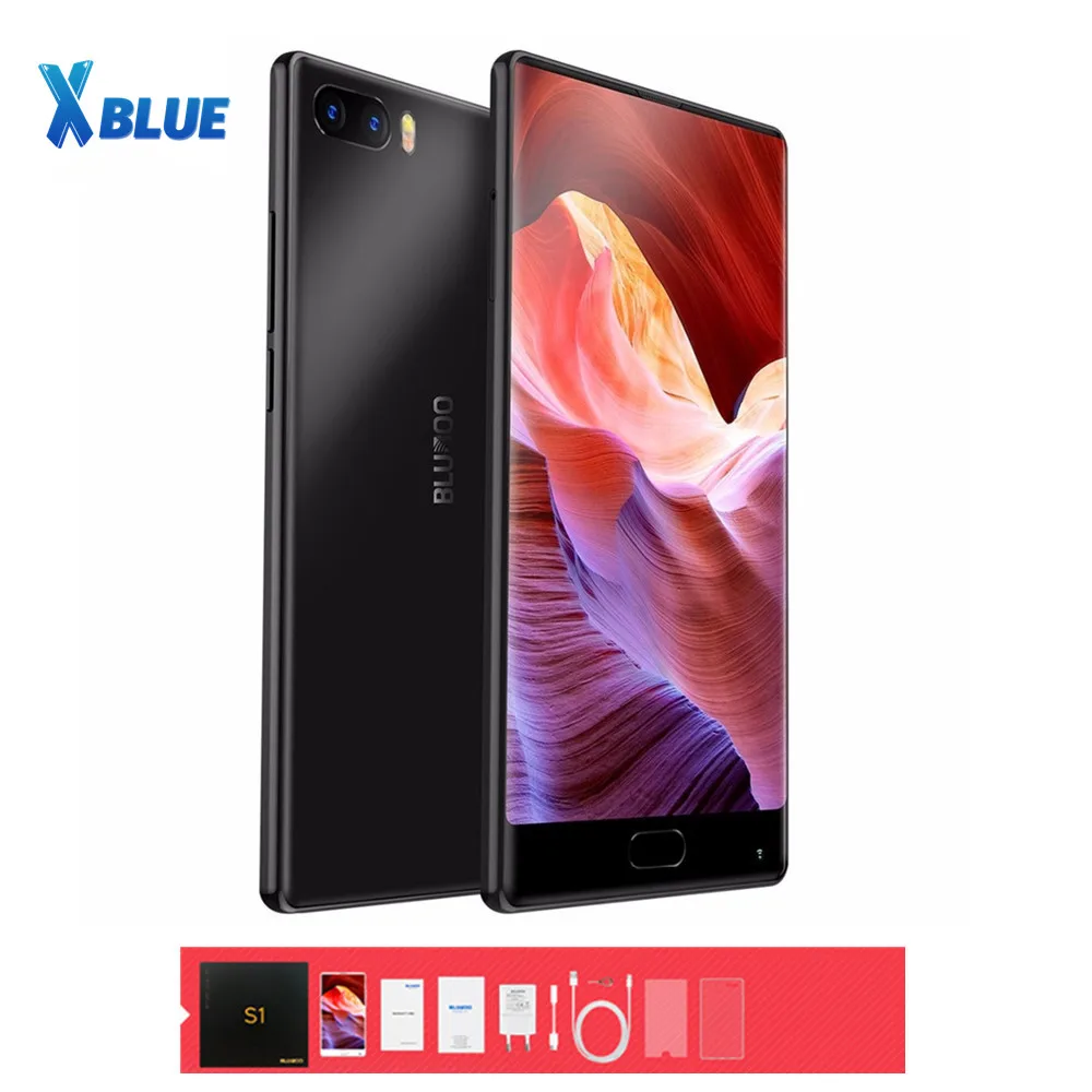 

Bluboo S1 5.5'' FHD 4G Smartphone Bezel-less MTK6757 Octa Core 3500mAh Android 7.0 4GB RAM 64GB ROM Dual Rear Camera MobilePhone