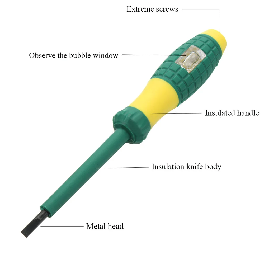 

1pc Electrical Tester Pen 220V Screwdriver With Voltage Test Power Detector Probe For industry Household Appliances Mayitr
