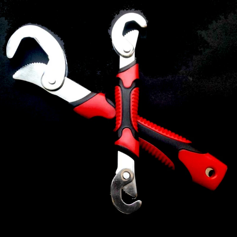 

Multi-Function 2pcs Universal Wrench Adjustable Grip Wrench set 9-32mm ratchet wrench Spanner hand tools