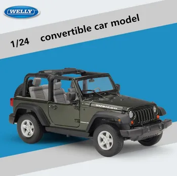 

1:24 Wrangler convertible&hard top alloy car toy model,diecast metal model toy vehicle,2 open doors collection model toy