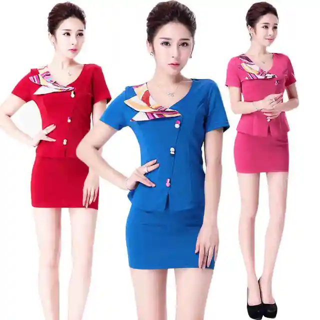 Sexy Lingerie Cosplay Air Hostess Airline Stewardess Uniform Set Sexy