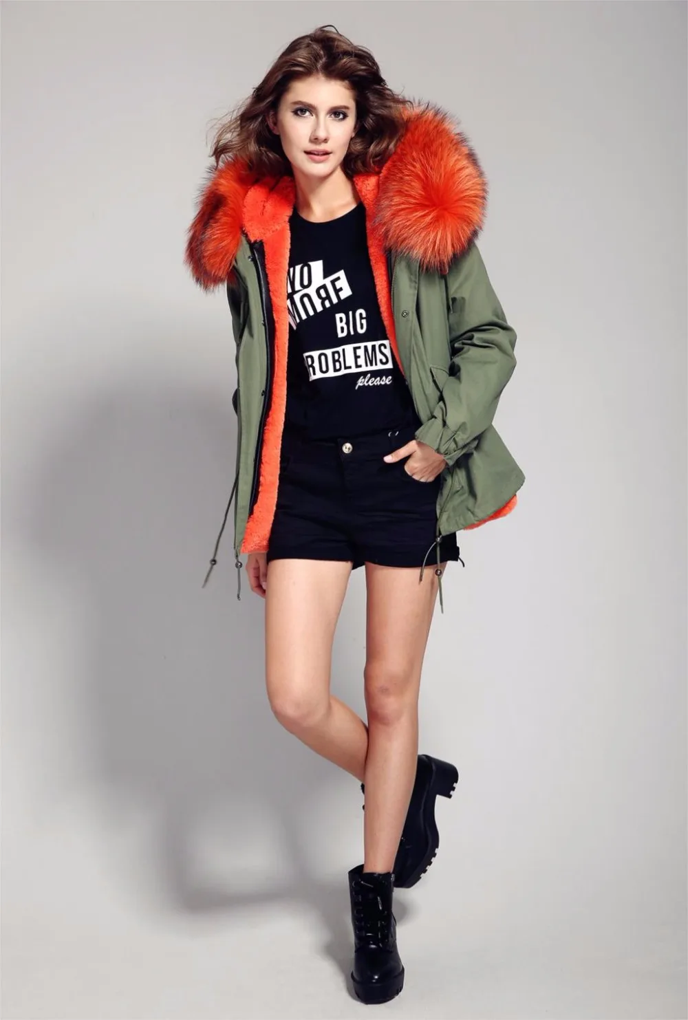 Американский стиль, зимняя модная повседневная куртка с капюшоном из натурального меха енота на толстой подкладке, джинсовые пальто, куртки, женские парки, бренд