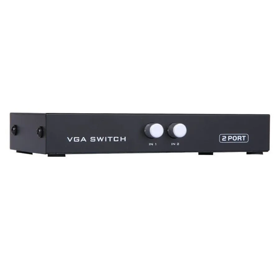 Высокое качество MT-VIKI MT-15-2CH 1080p разрешение 2 порта VGA коммутатор Box Hub для хоста