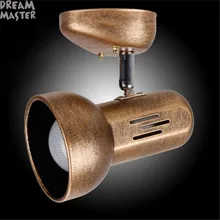 Деревенский фон для гостиной Светодиодный точечный светильник s потолочный светильник поверхностного монтажа Точечный светильник Настенный светильник Европейский ретро живопись светильник