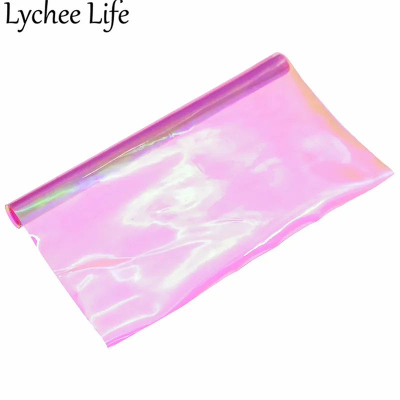 Lychee Life DIY Прозрачная ПВХ ткань красочные 21x29 см ткань ручной работы современная домашняя одежда текстильные принадлежности для шитья товары