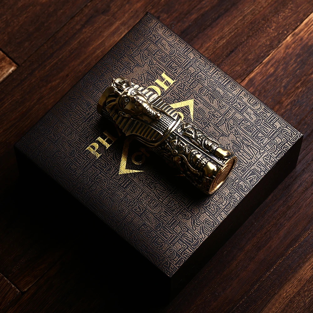 Onetop Vape Pharaoh 21700 Mech MOD латунный материал подходит для одной 21700/18650 ячеек и прямого выхода Vape Mod