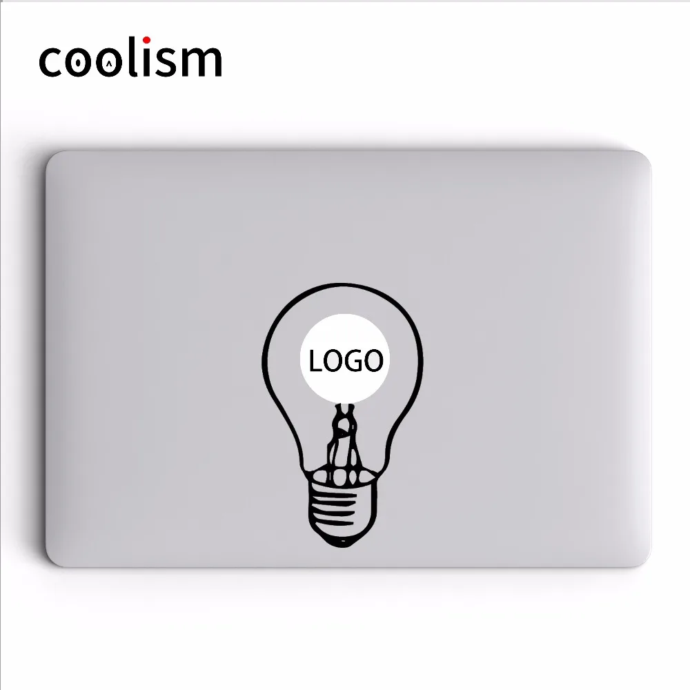 

Wisdom Bulb Cool Vinyl Laptop Decal for Apple MacBook Air 13 Sticker Pro Retina 11 12 15 17 inch HP Mac Mi Book Case Skin Decals
