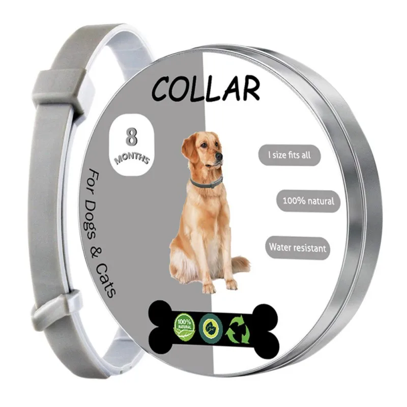 

Pet Dog Collar Anti Flea Ticks Mosquitoes Outdoor Protective Adjustable PET Collar 8 Months Long-term Protection