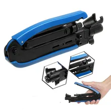 Новое поступление двойного назначения RG56/6/11/7F головка Обжимные Щипцы коаксиального кабеля обжимные клещи