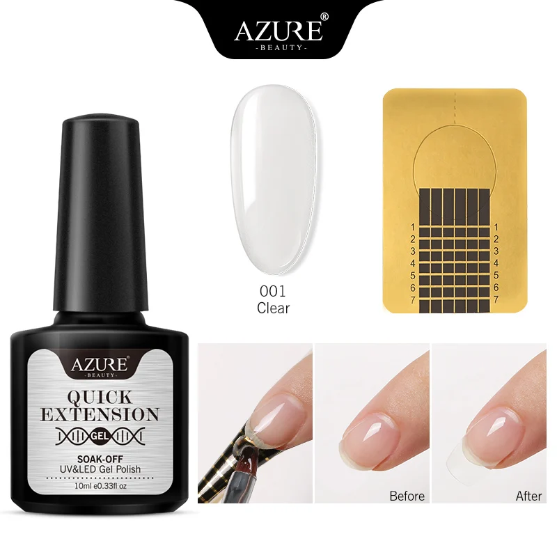 

Azure Beauty UV Builder Nail Gel Long Lasting Extension UV Gel Nail Lacquer Soak Off Extend Builder Nail Polish Enamel