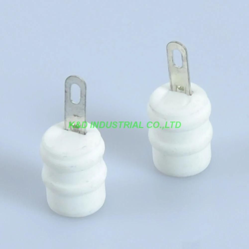 

5pcs Ceramic Vacuum Tube Socket Anode Cap FU29 829 829B GU32 832 FU32 Valve