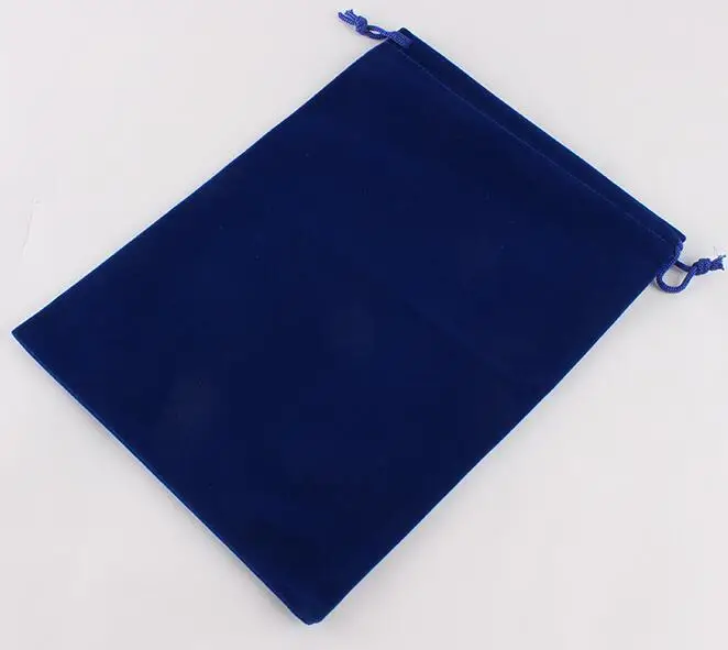 5 шт. бархатная сумка для ювелирных изделий подарочные упаковочные сумки подарочные сумки и сумки Сумка для хранения логотип на заказ - Цвет: blue