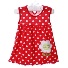 Baby Girl Dress 2018 Sleeveless infantile girls summer dress style Princess 0-2years Cotton Clothing Dress Baby Girls Clothes