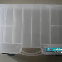 Рыболовная приманка ложка Пластик Двусторонняя ящик для инструментов LB8