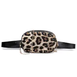 Сумки для женщин 2019 леопардовая поясная сумка на молнии сумка-мессенджер летний модный кожаный рюкзак спортивная нагрудная Сумка bolso mujer