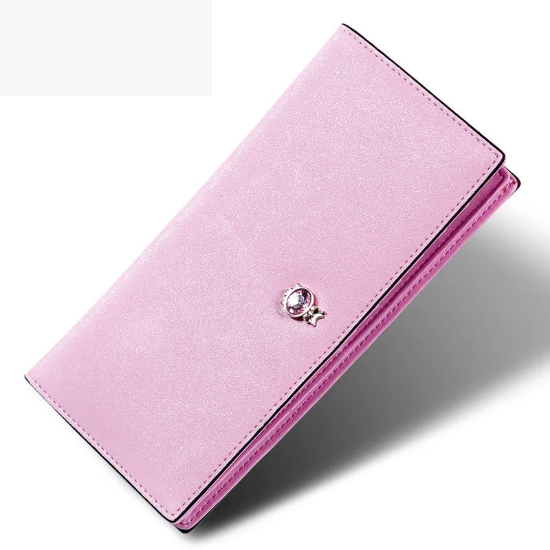 

Women leather wallet decorated with a woman's elegant life Two fold fashion small fresh credit card holder women's Wallets