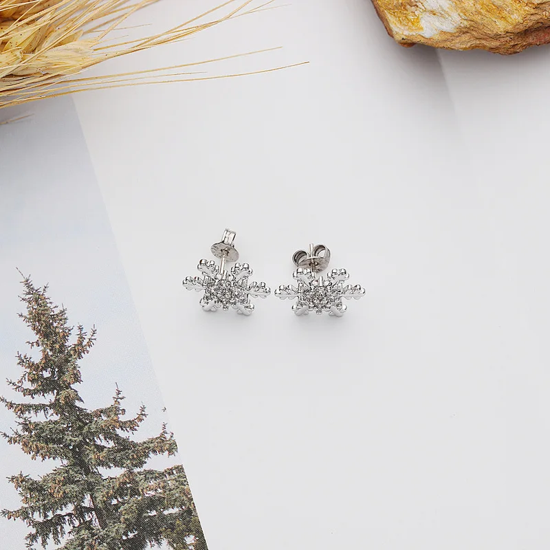 Серьги снежинки ювелирные изделия и аксессуары модные серьги