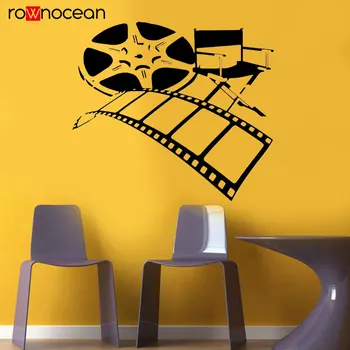 

Movie Film Director Home Theater Actors Film Tape Chair Dorm Office Wall Decal Vinyl Sticker Art Decor Interior Studio 3R33