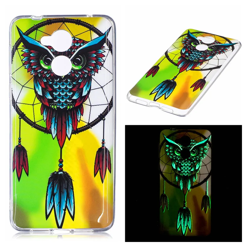 

Huawei Honor 6C Silicon Case Animal Anime Luminous Soft Silicone TPU Skin Back Cover Case for Huawei Honor 6C Honor6C Enjoy 6S