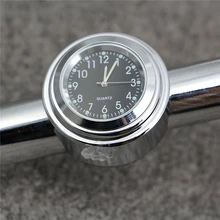 Универсальный Велосипедный гоночный 7/" 1" Водонепроницаемый руль для мотоцикла с черным циферблатом новые часы