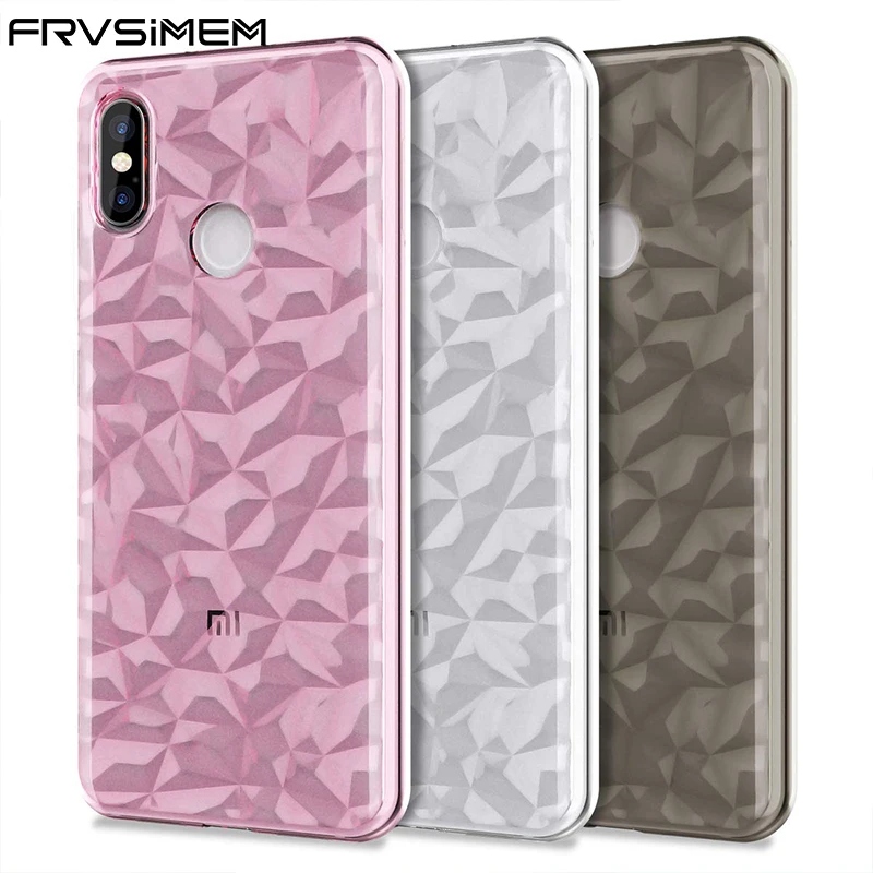 

Diamond Case For XiaoMi Mi 9 SE Mi 8 Mi8 Lite MiA1 Mi A2 Lite Mi A1 Mi9 Soft Phone Cover Silicone Rubber Transparent Ultra Thin