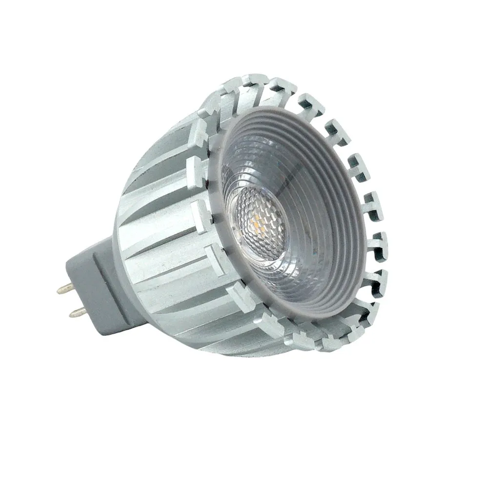 

6W 12V G5.3 LED Light Bulb MR16 Bi-Pin Base Spotlight Lamp 500lm 38 Degree Beam Angle for Landscape Recessed Track Lighting