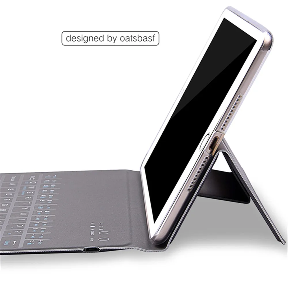 Gerleek Чехлы C клавиатурой Bluetooth для iPad планшеты PC 7," дюймов крышка беспроводной 3,0 складной кожаный ультра тонкий клавиатуры в виде ракушки