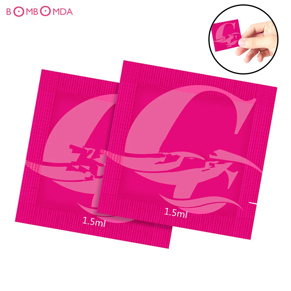 1.5ml Sexual Lubricant Water Based Lubrication Oil Vagina Sex Toys Lubricating Anal Lubricant Excited Lubricating Intimate Goods