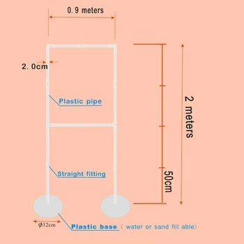 

Height 200CM width 90CM stand frame, Advertising display stand wedding decorations party supplies