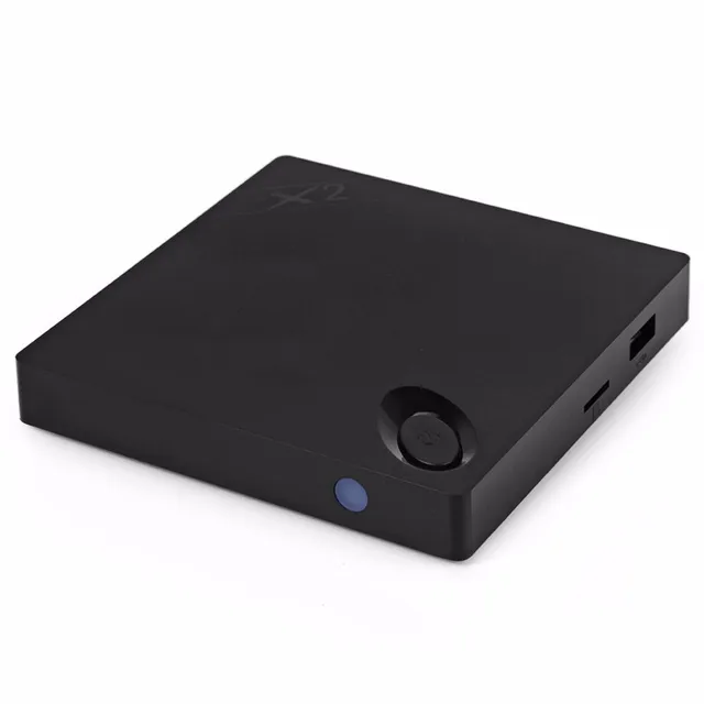 Haute Qualit&eacute; X2 Smart TV Box Android 4.4 1 GB RAM 8 GB ROM WiFi H3 Quad Core Soutien 4 K x 2 K H.265 Lecteur Set-top Box