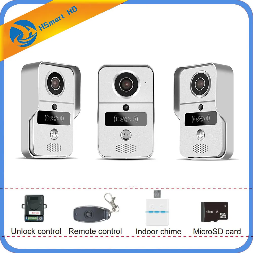 ##BUY IP Video Intercom 4G Video Door Phone Ring Door Bell Doorbell WiFi Camera Alarm Wireless Security SD Card Camera add 32GB Card