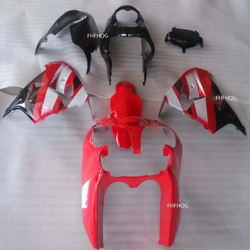 

Full Motorcycle Fairing Kit for KAWASAKI Ninja ZX9R 00 01 ZX 9R 2001 2000 ZX 9r ABS Red Black Fairings set