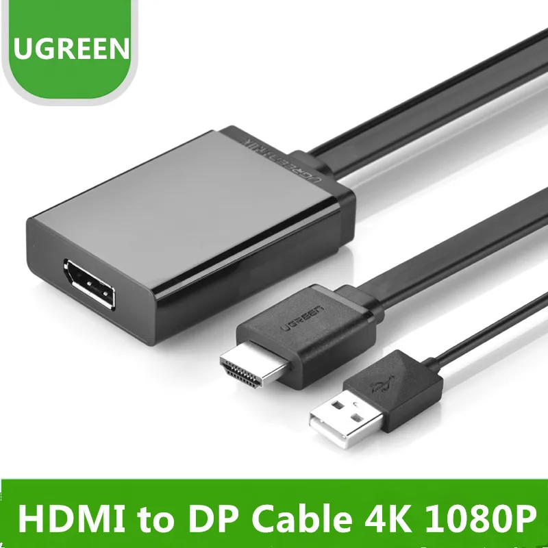 UGreen HDMI to DP adapter cable hdmi1.4 turn DP1.2 big