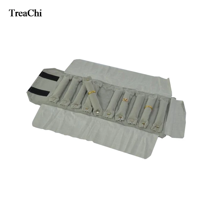 고급 미니 쥬얼리 여행 롤 백: 소중한 보석을 안전하게 보관하고 스타일리시하게 운반하세요