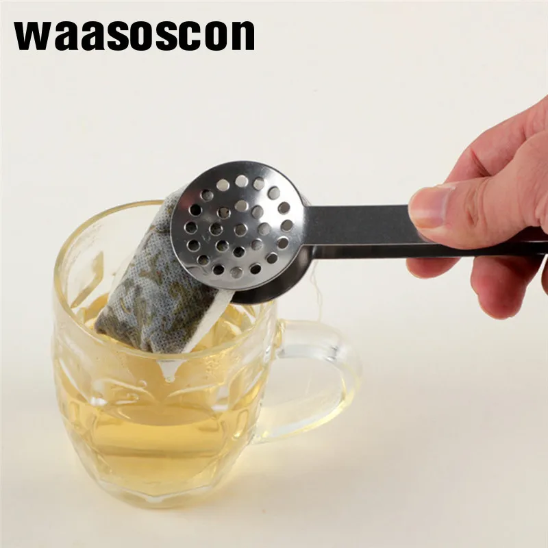 Multifunctional Stainless Steel Tea Clip Kitchen Craft Tool Tea Bag