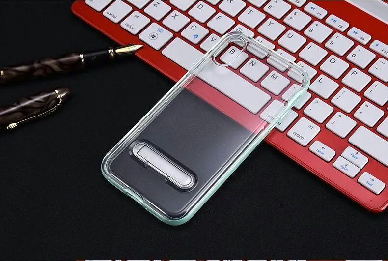 Прозрачный чехол Spigen из ТПУ + поликарбоната 100 шт./лот защитный для iphone 5 6 7 8 X XR XS Max