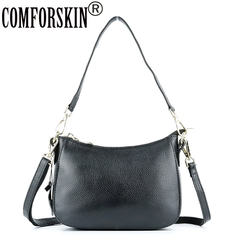 

COMFORSKIN Brand Premium Women's Leather Messenger Bag Hot Brand Genuine Leather Ladies Cross-body Bags New Arrivals Handbags