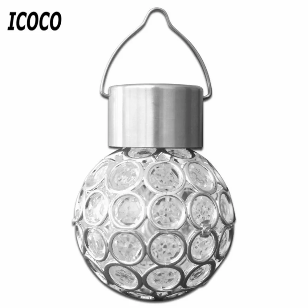 

IP55 Solar Ball Hanging LED Lamp Outdoor Color Changing Walkway Landscape Light Garden Decorative Night Lights Chandelier
