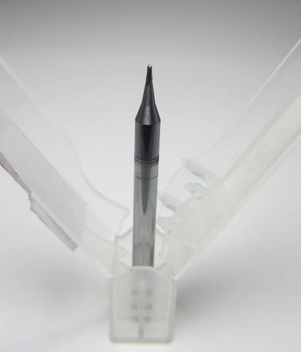 micro end mills radius 0.45MM HRC55 Tungsten Carbide ball nose End Mill