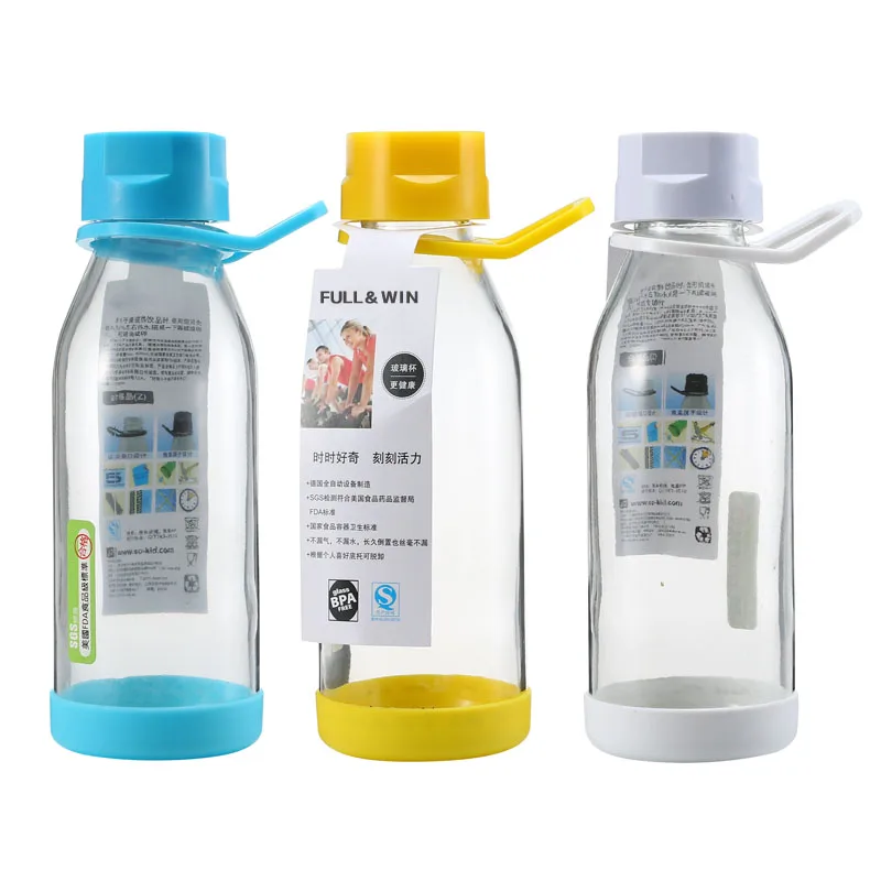 

500ML Outdoor Sports Water Bottle,Glass Hand Sports Water Bottle Straight Drink Used for Camping and Tourism Sports Water Bottle