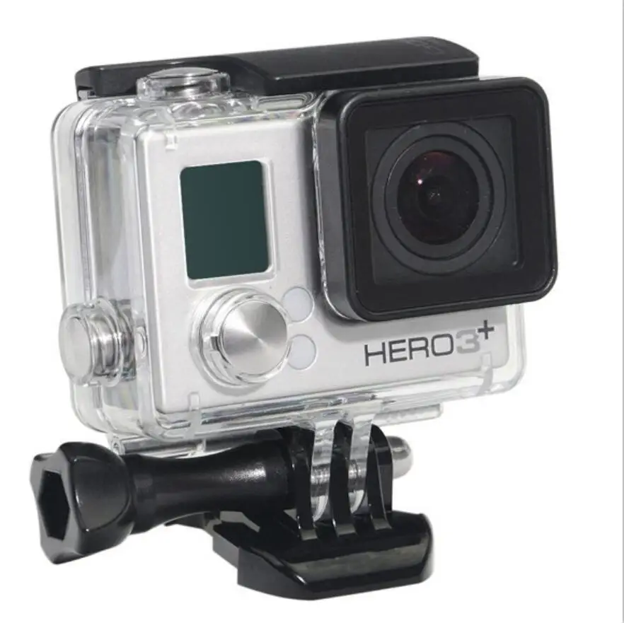 Gopro Waterproof Housing Case Gopro hero 4 3 Standard 40m Underwater Waterproof Protective Case With Lens