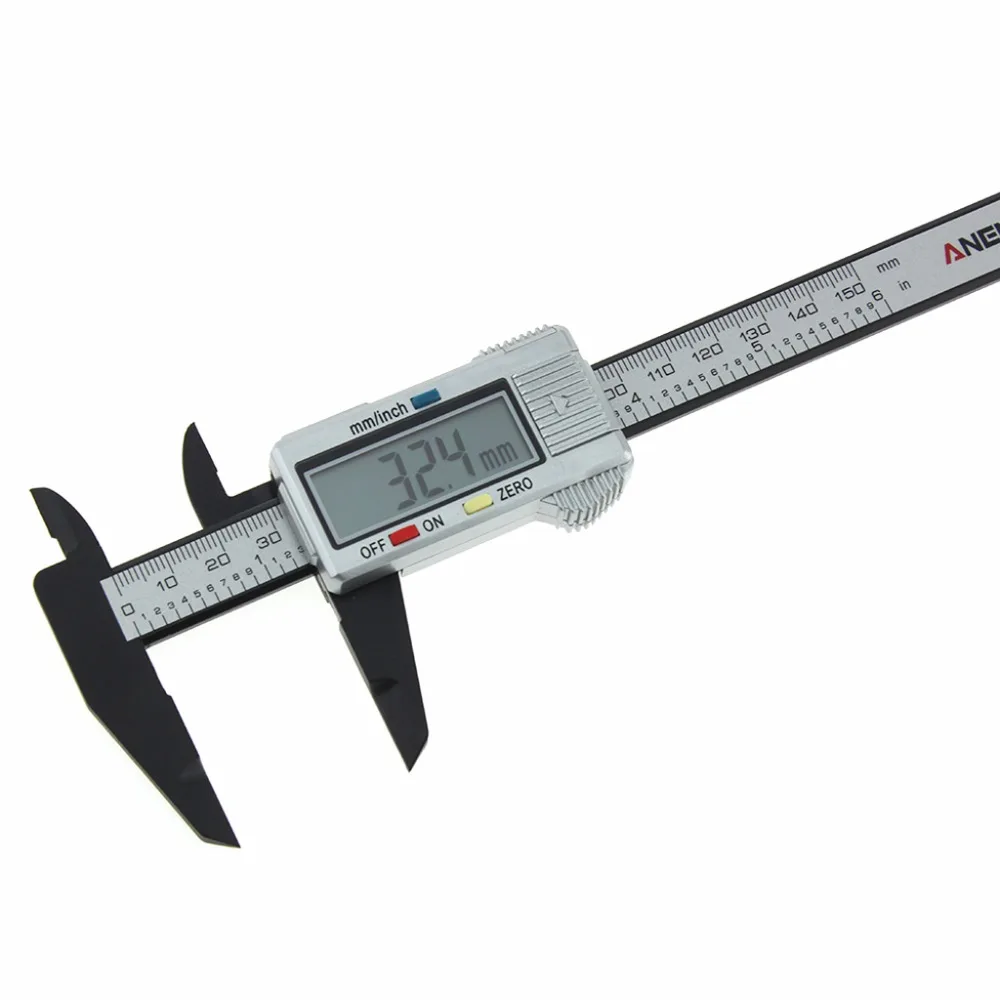ANENG 0 01 мм до 150 Цифровой штангенциркуль мм/6 дюймов Электронный микрометр с ЖК