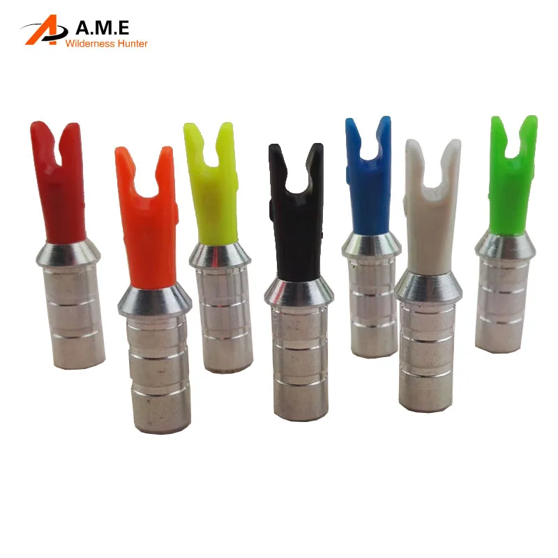 Buy 50pcs Compound bow Arrow Pin Nocks 6.2mm Aluminum