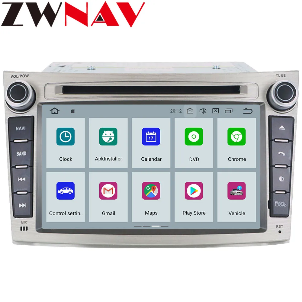 Discount ZWNAV Android 9.0 4+32GB Car DVD Player for Subaru Legacy Outback 2009-2014 Radio Ibiza GPS Navigation Mirroring link head unit 3