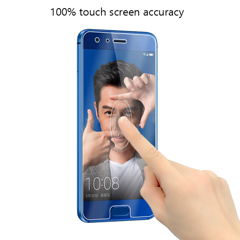 Для Huawei Honor 9 закаленное стекло пленка 9H 2.5D Премиум чехол с защитной пленкой для