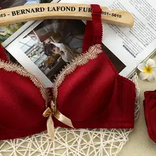 Пикантные Для женщин нижнее белье с подкладками пуш-ап с пуш-ап боковой Поддержка комплект с бюстгальтером s& трусики 2 шт/комплект бюстгалтеров, набор, доступны разные цвета и размеры