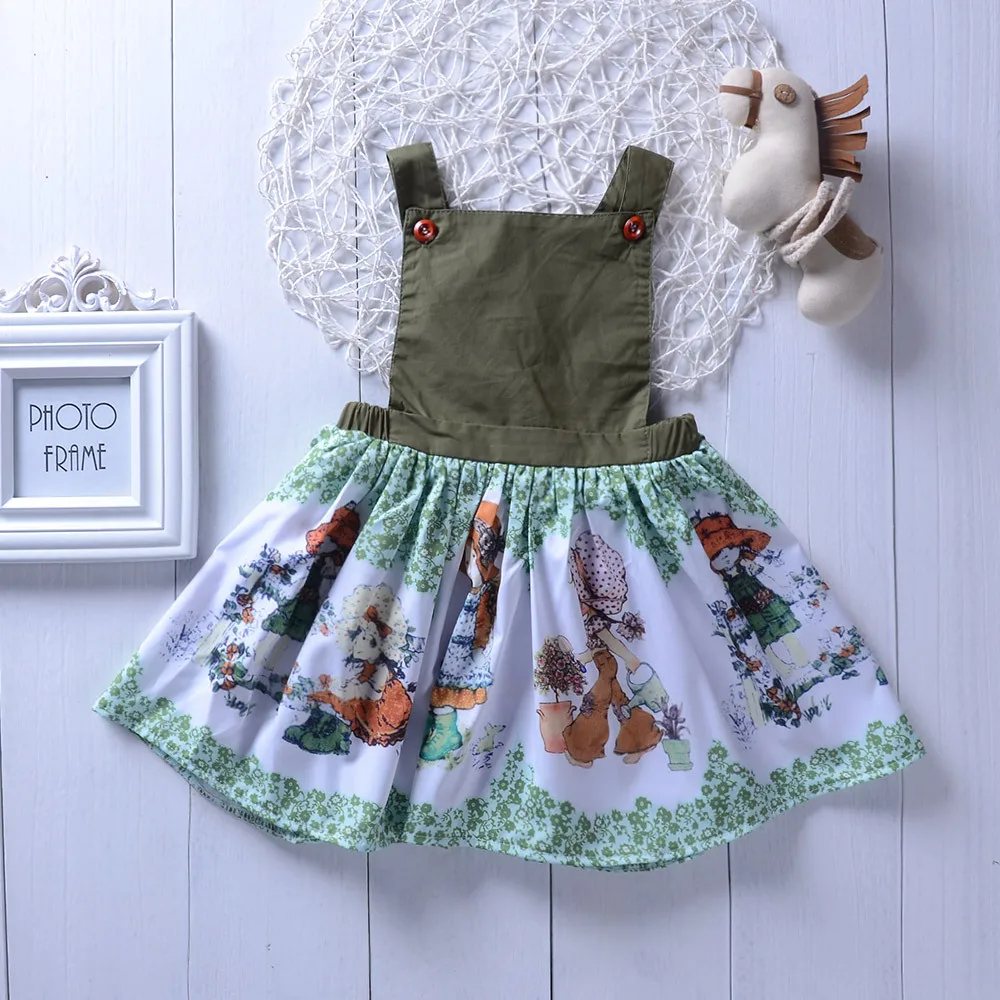 

Spanish Toddler Girls Lolita Dress for Kids One Piece Jumper Clothing Children Pattern A-line Dress Vintage Dress