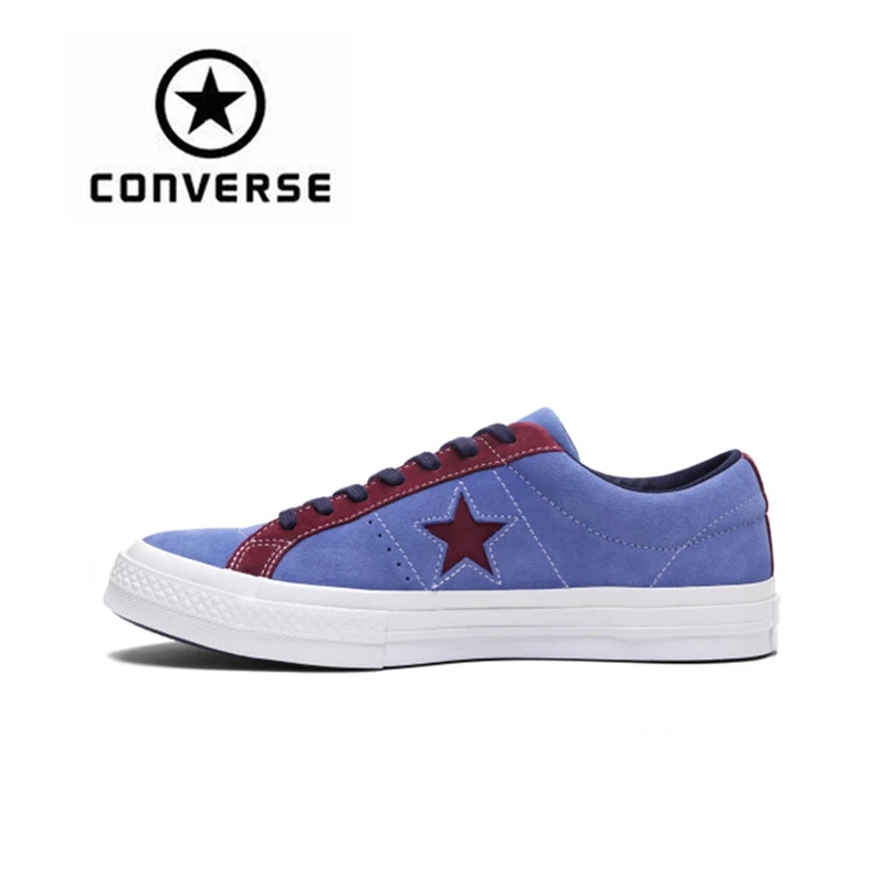 

Converse One Star Unisex Skateboarding Shoes Sport for Men and Women Light Comfortable Wear-resistant canvas sneakers 161613C