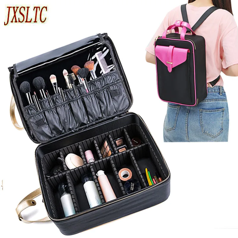 Pаспродажа Женская сумка Органайзер для макияжа большая емкость разборка сумки для косметики для макияжа Путешествия портативный косметичка